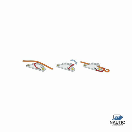 Clamcleat CL237 Verticaal nylon 6-12mm