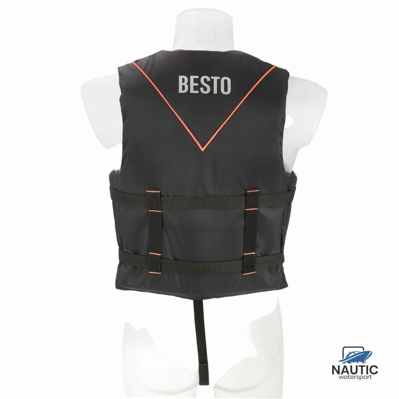 Besto Skivest all black/orange 50N L