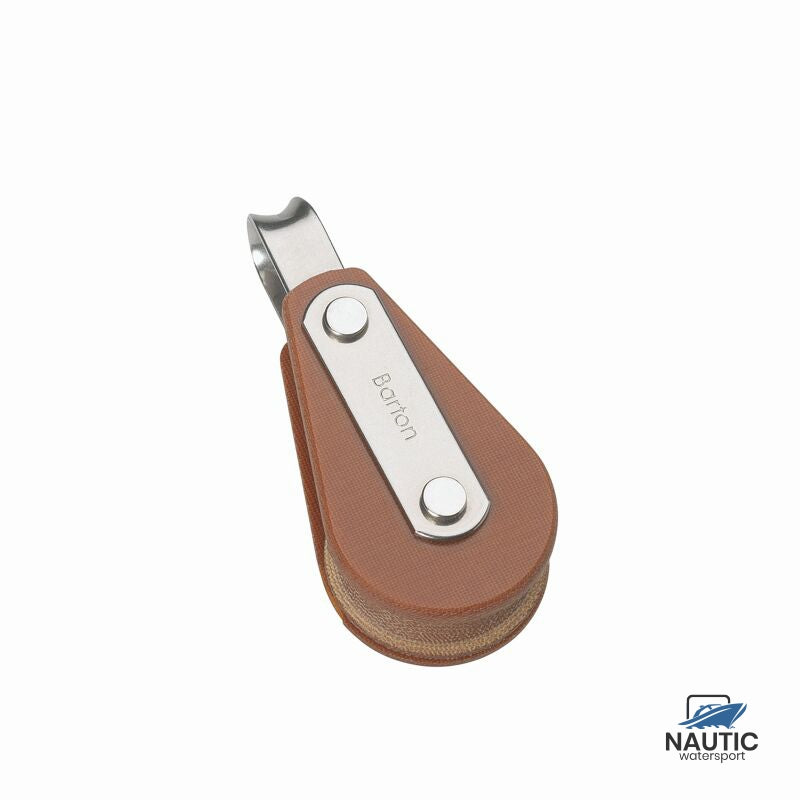 Blok tufnol met beugel 1-schijfs 58mm voor lijn 14mm