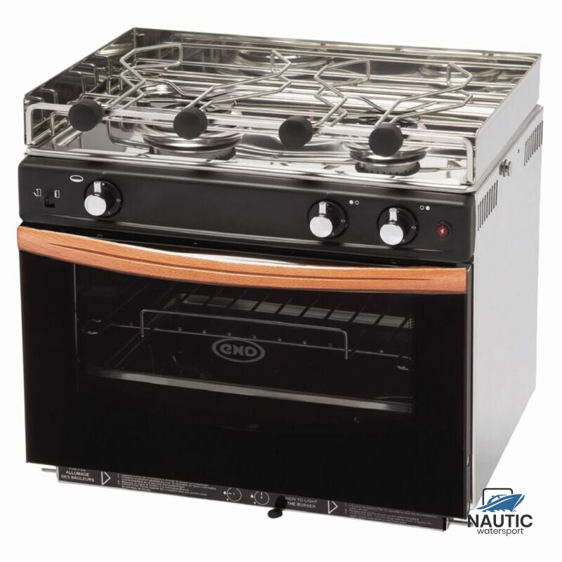 2-pits kooktoestel met oven Allure