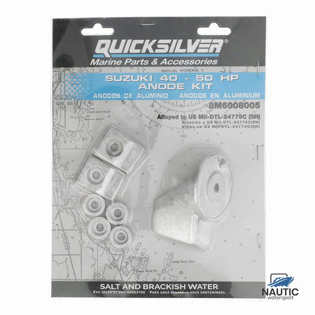 Quicksilver 8M6008005 Anode kit aluminium voor Suzuki 40-50 pk