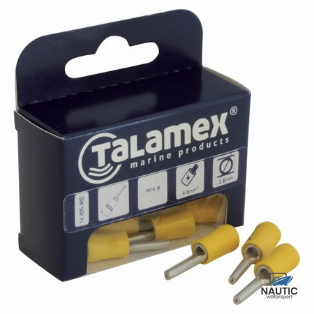 Talamex Kabelschoen penstekker geel (4)