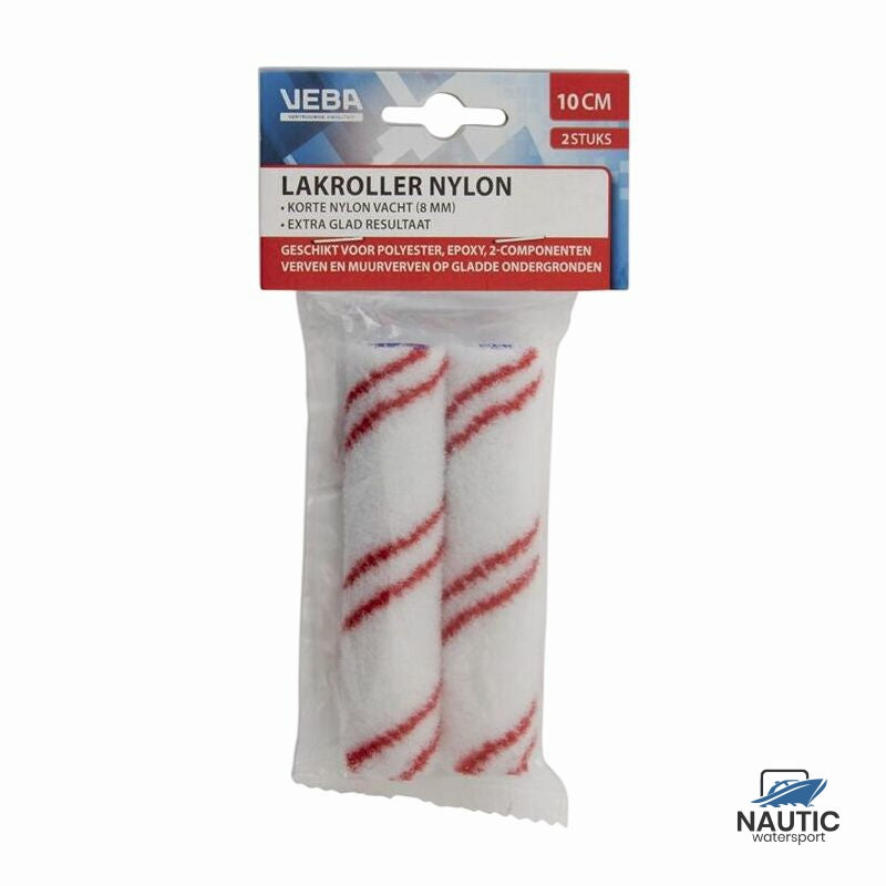 Veba Verfrol nylon 10cm 6mm vacht (2 stuks)