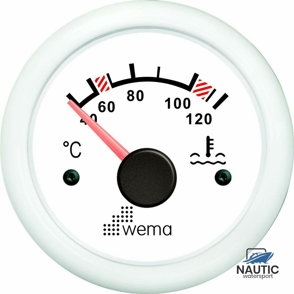 Wassertemperatur weiß