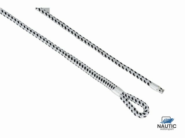 Fenderlijn polyester/pp 10mm 1.5m wit/zwart