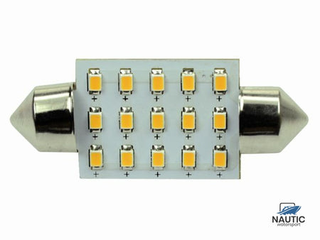 Talamex Ledlamp led15 festoon 10-30V 42mm 2700k
