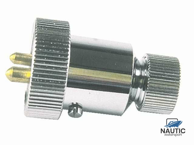 Verchromter Stecker 3A 4-polig