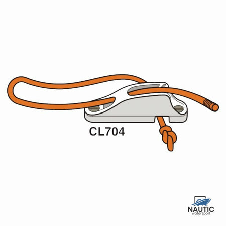 Clamcleat CL704 Aluminium 3-6mm