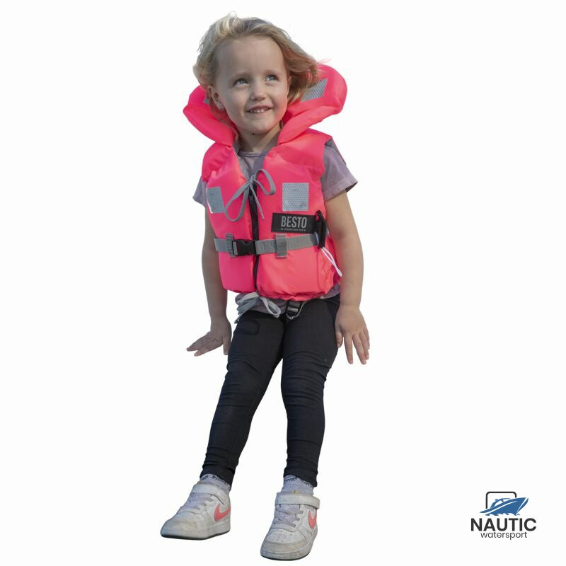 Besto Reddingvest Racingbelt pink 100N no 2 toddler