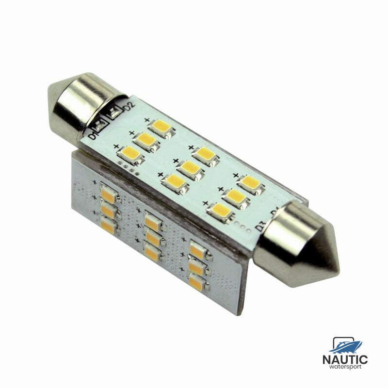 Talamex Ledlamp led27 festoon 10-30V 42mm 2700k