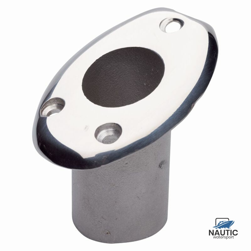 Talamex Vlaggenstokhouder snap-lock flush RVS Ø20mm
