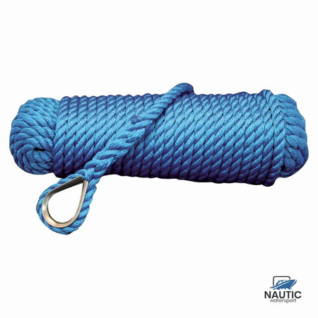 Talamex Ankerlijn polypropyleen 12mm 30m blauw