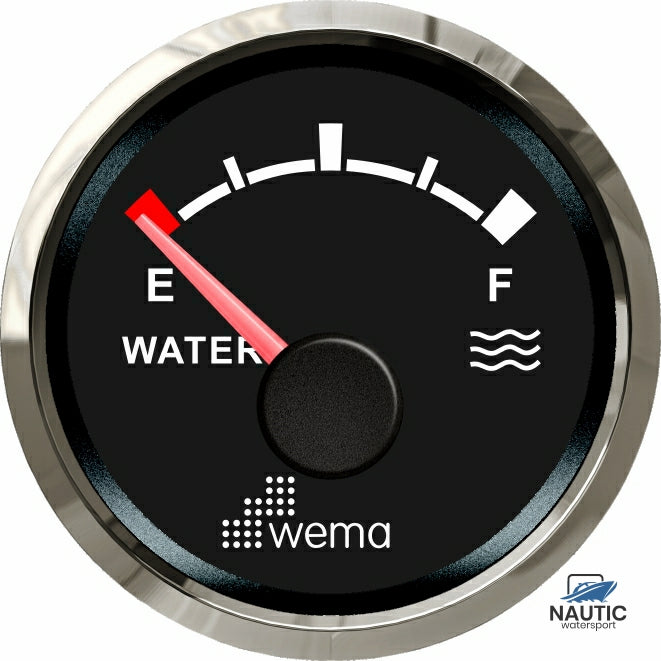 Wasserstandsanzeiger der Silver-Serie (NMEA2000, schwarz)