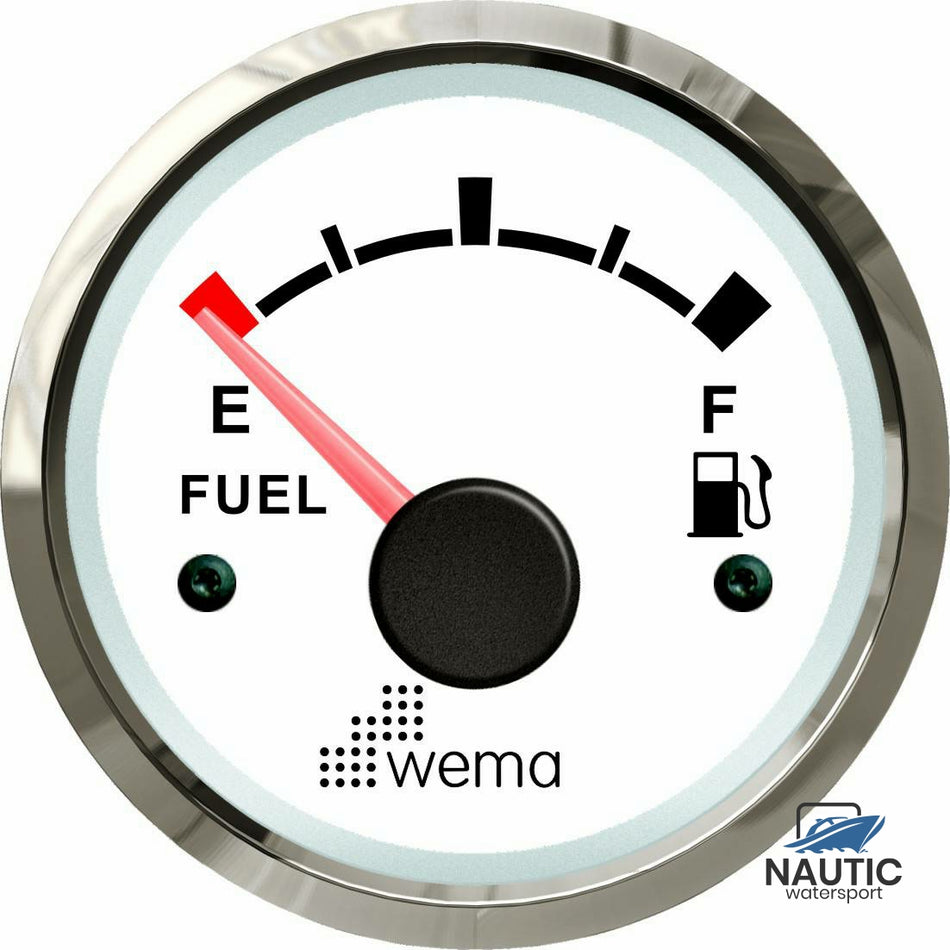 Tankanzeige der Silver-Serie, weiß