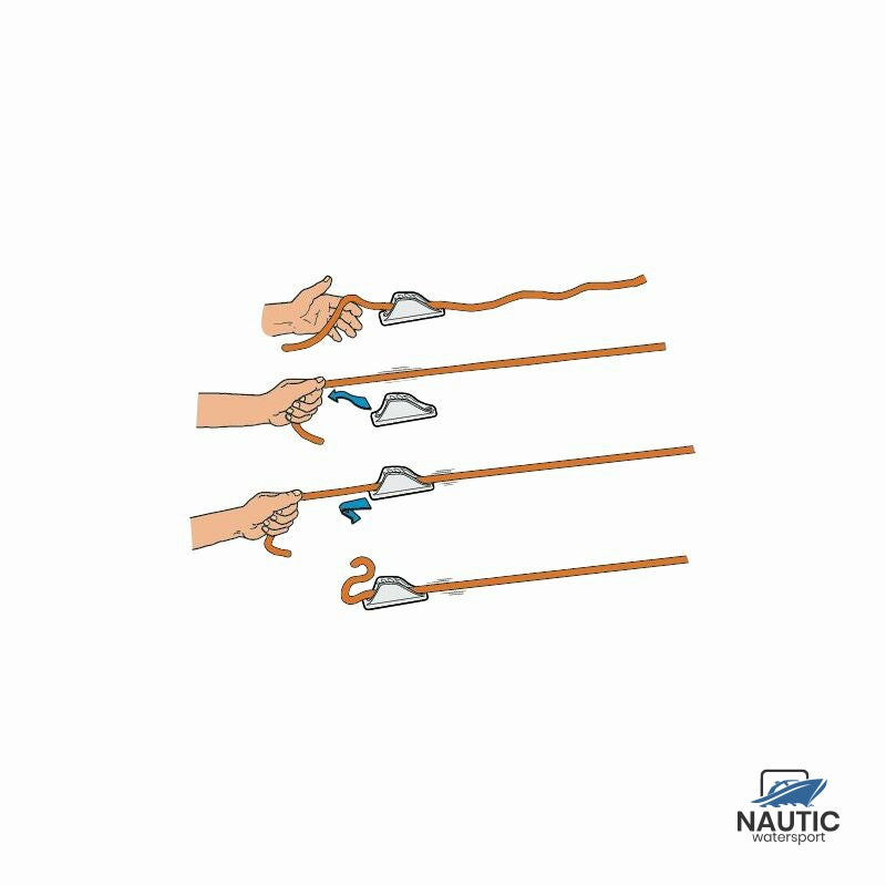 Clamcleat CL214 BB nylon 2-5mm