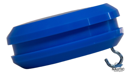 Talamex Knop kunststof blauw met haak t.b.v. witte vlaggenstok