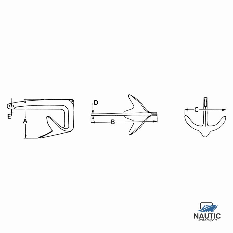 M-anchor galvanized 7.5 kg