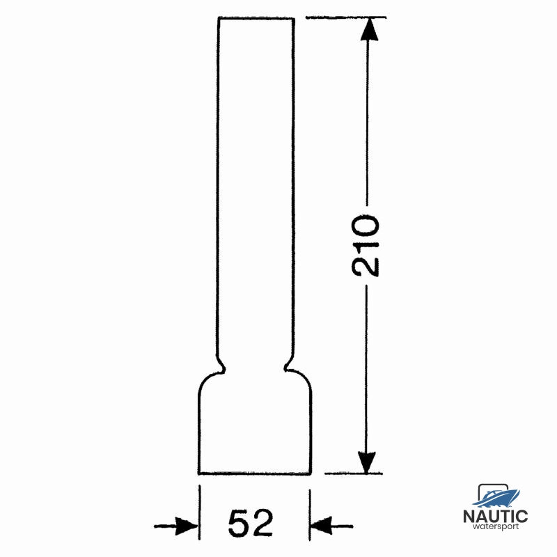 DHR Lampeglas 14 ligne 210mm