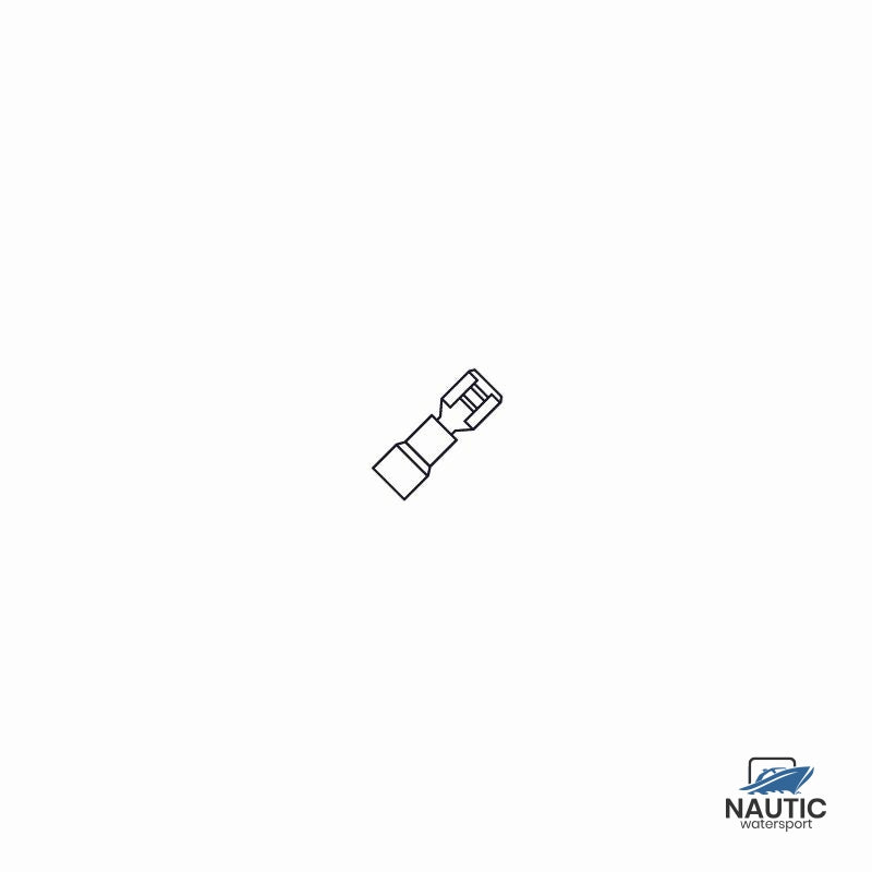 Talamex Kabelschoen vrouwtje plat 6.3mm geel (5)