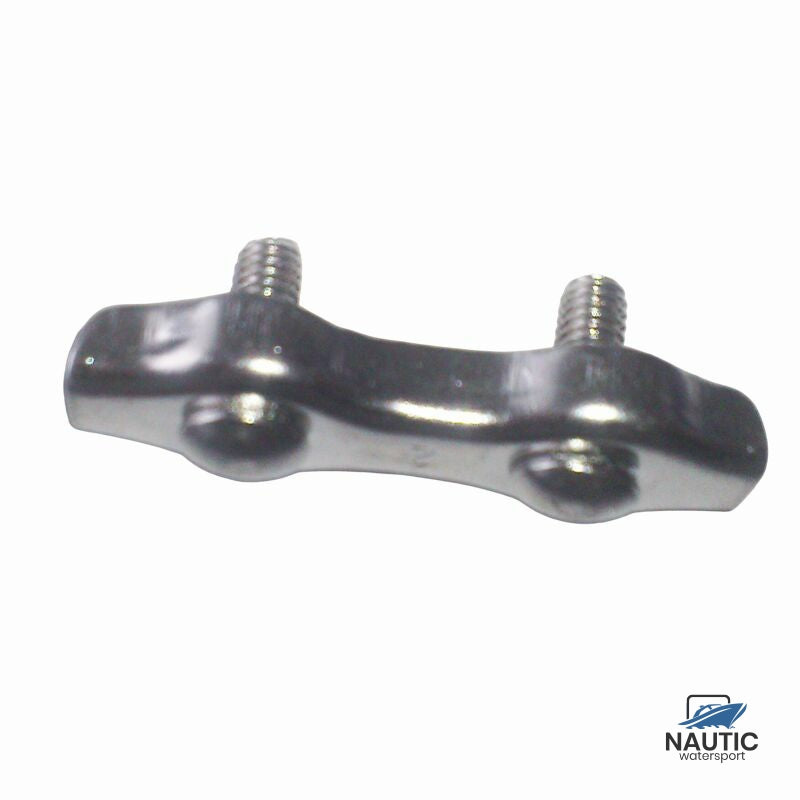 Talamex Rvs staaldraadklem 5mm plat