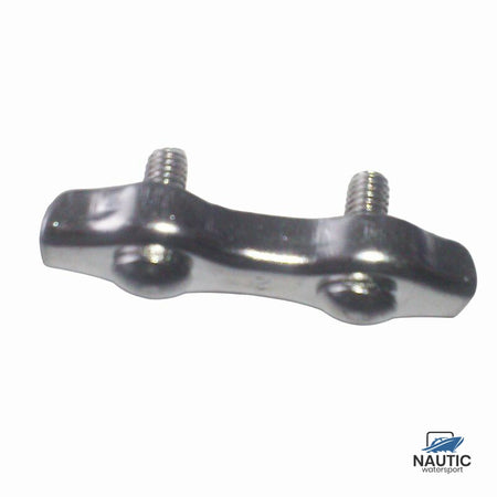 Talamex Rvs staaldraadklem 5mm plat