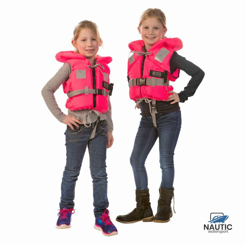 Besto Reddingvest Racingbelt pink 100N no 2 toddler