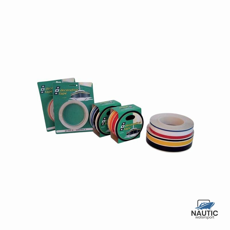 PSP Go-fast tape rood/wit/blauw 27mm 10m