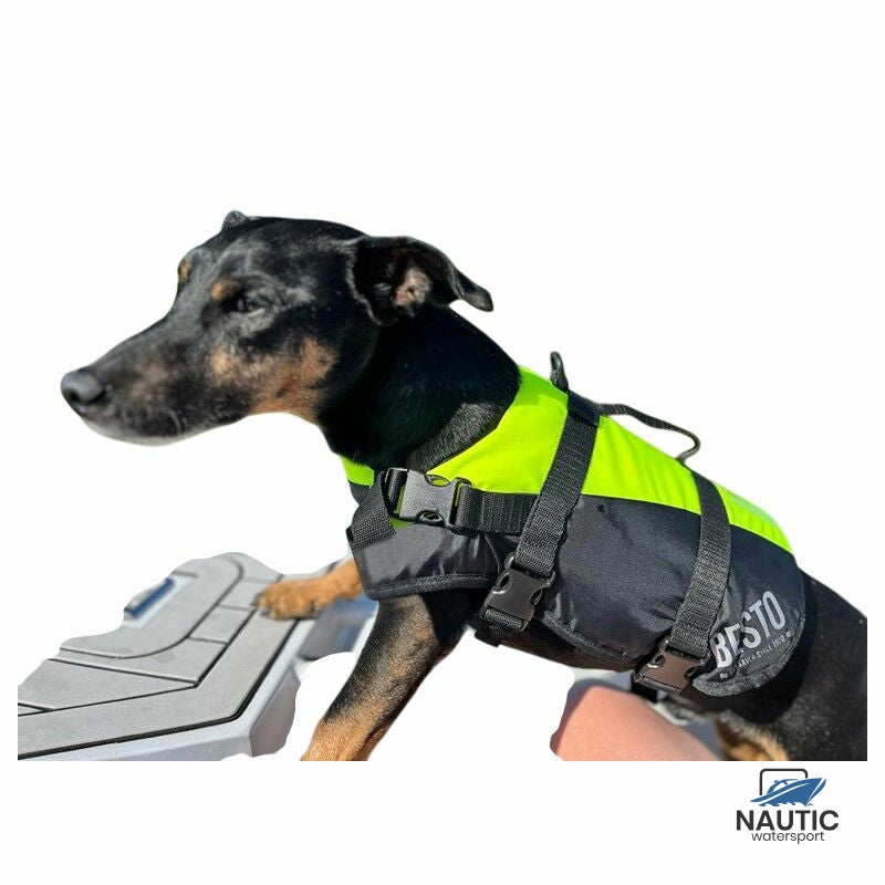 Besto Hondenvest deluxe Yellow/Black 4-8kg