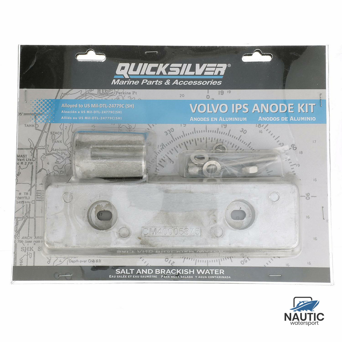 Quicksilver 8M6008012 Anode kit aluminium voor Volvo IPS hekdrive
