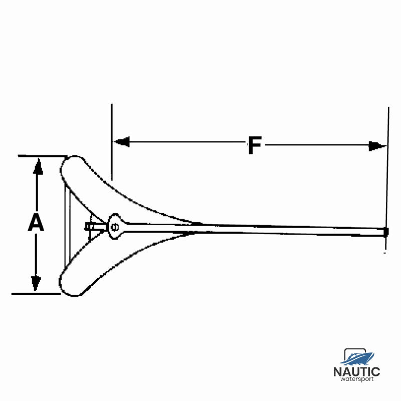 Ploughshare anchor 12 kg