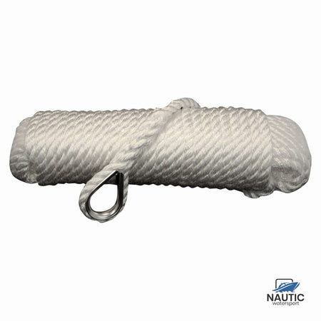 Talamex Ankerlijn polypropyleen 10mm 20m wit