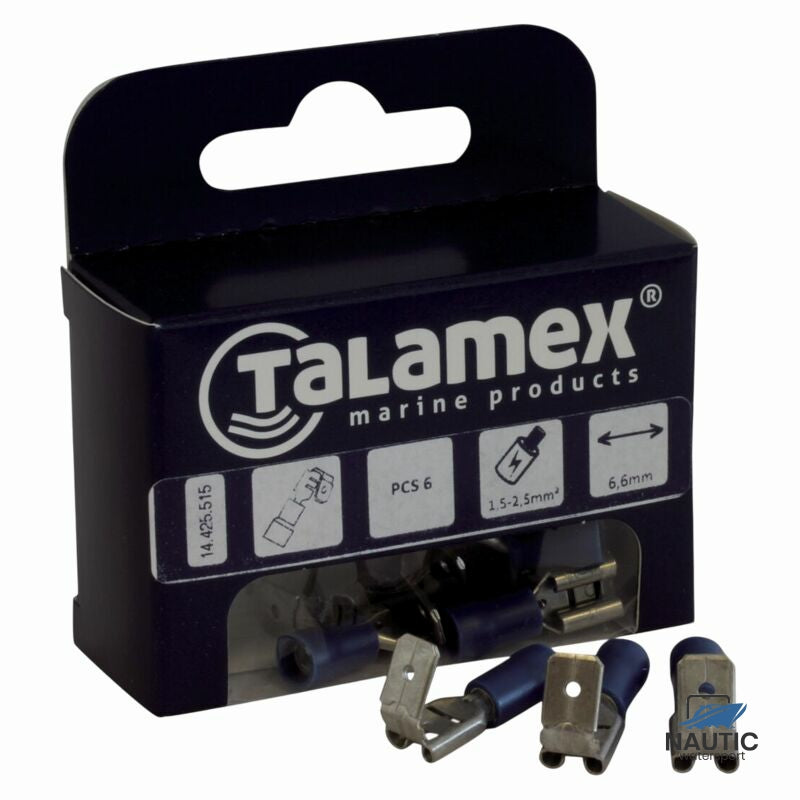 Talamex Kabelschoen vrouwtje plat+tab rood(6)