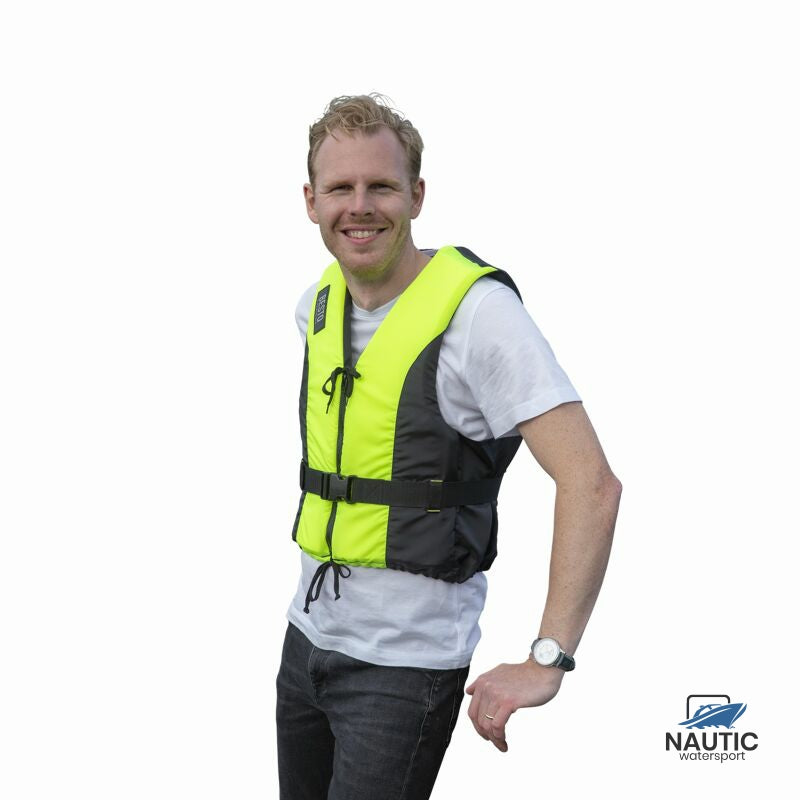 Besto Dinghy Zipper geel/zwart 50N M