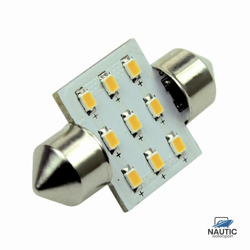 Talamex Ledlamp led9 festoon 10-30V 31mm 2700k