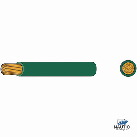 Automarine Dunwandige montage kabel 1.5mm² groen