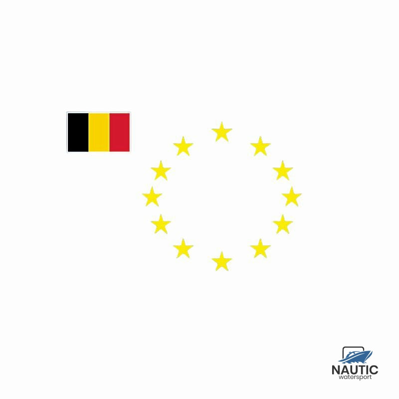 Talamex RVE vlag belgie koopvaardij 20x30