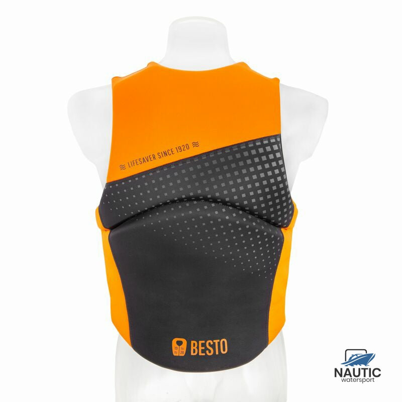 Besto Neopreen 50N XS Zwart/Grijs/Oranje