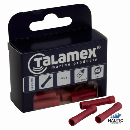 Talamex Kabelschoen doorverbinder blauw (6)