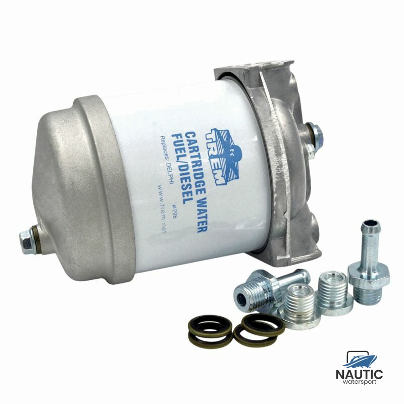 Trem Scheidingsfilter met reservoir aluminium