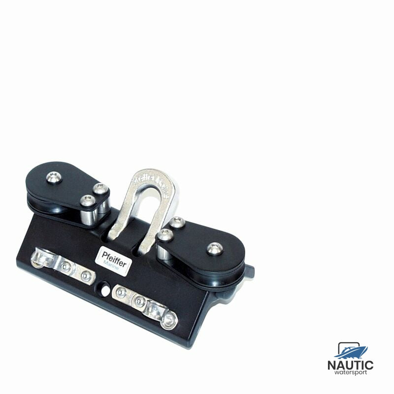 Überlaufgleitschiene für 23-mm-Schiene, 4 Rollen