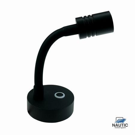 Talamex Led wandlamp Apollo 10-30V zwart dimbaar met USB-C snellader