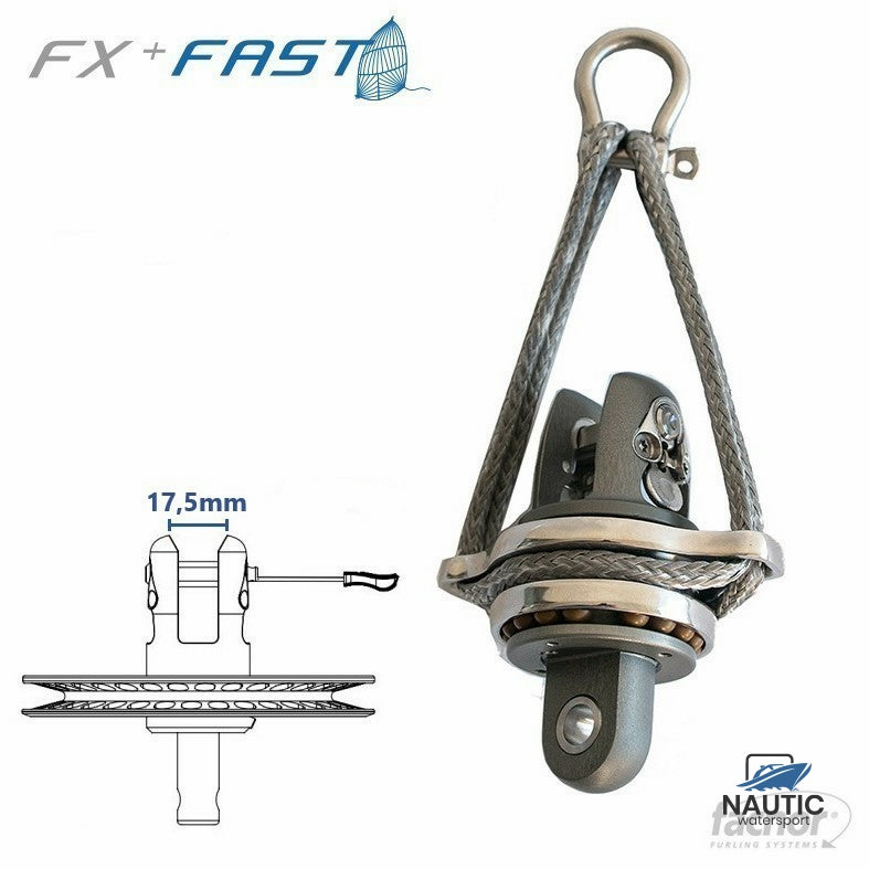 Fast 2500 Spezialkausche für asymmetrischen Spinnaker FX+2500
