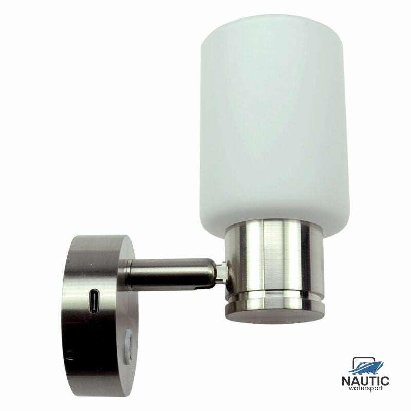 Talamex Led wandlamp Girare 10-30V dimbaar met USB-C snellader