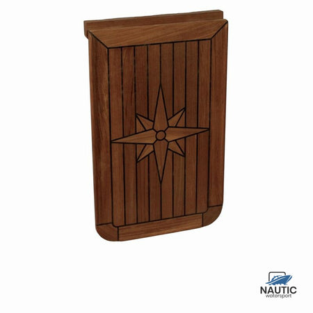 Tafelblad teak 'balcony' 38x60cm