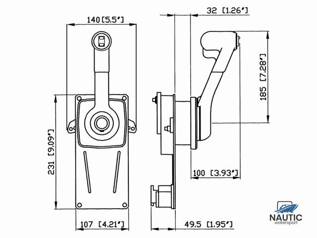 B184 bedieningsunit met trim