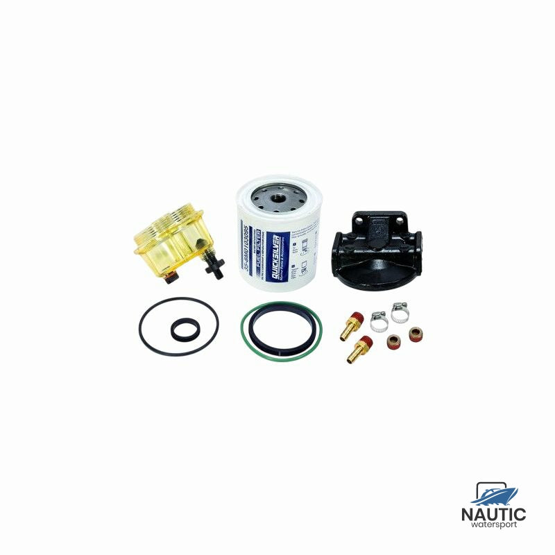 Quicksilver 8M0097838 Waterafscheidend brandstoffilter set 10 micron met kijkglas en aftap