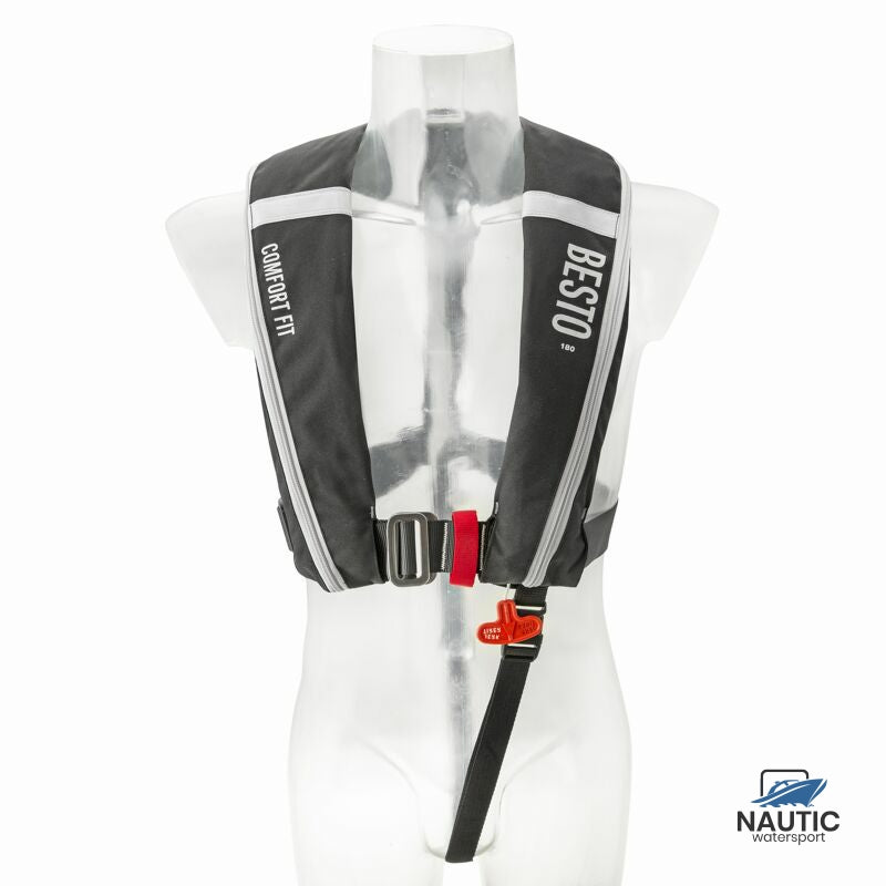 Besto Comfort fit 180N mh schwarz/grau