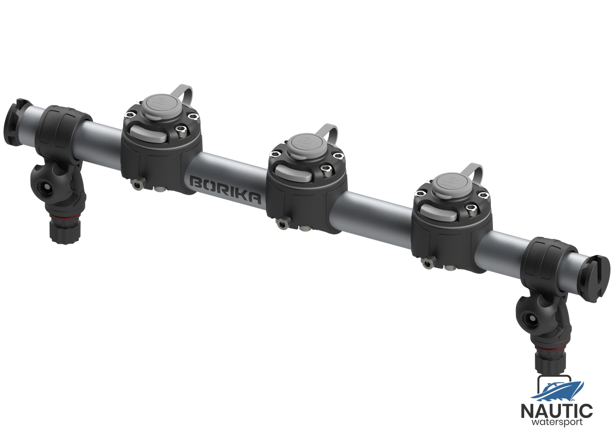 Borika ronde rail met 3 montage voeten 500mm