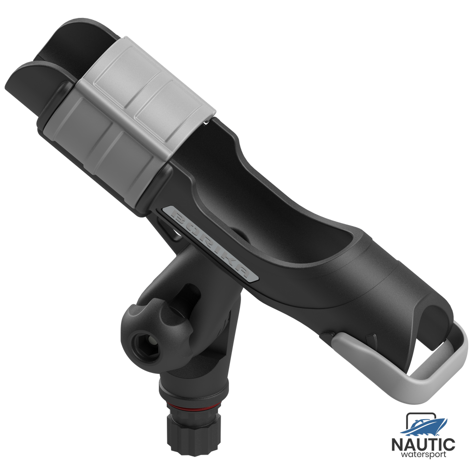 Borika Angelrutenhalter grau/schwarz