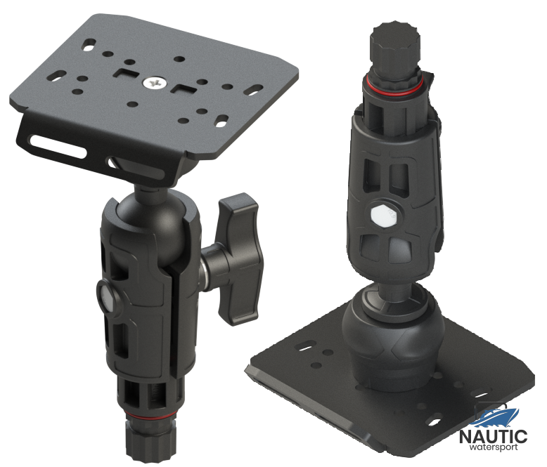 Borika Montageplatte mit Halterung und Kugelgelenk für Bildschirme bis maximal 7 Zoll